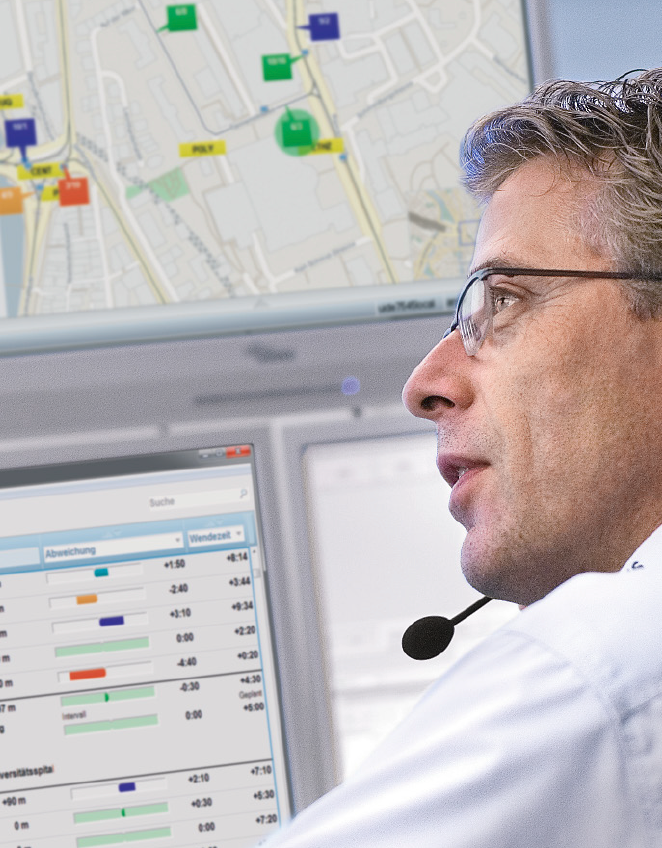 Trapeze bietet Betriebsleitsysteme für alle Betriebsgrössen an. 